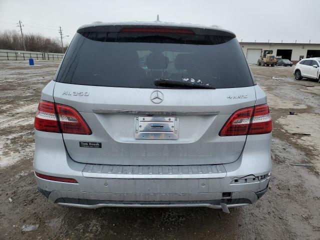 4JGDA5HB6DA123945 - 2013 MERCEDES-BENZ ML 350 4MATIC SILVER photo 6