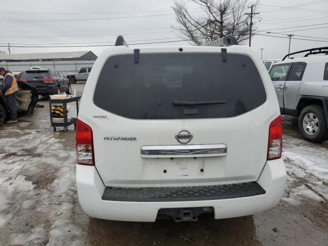 5N1AR1NB9BC633037 - 2011 NISSAN PATHFINDER S WHITE photo 6