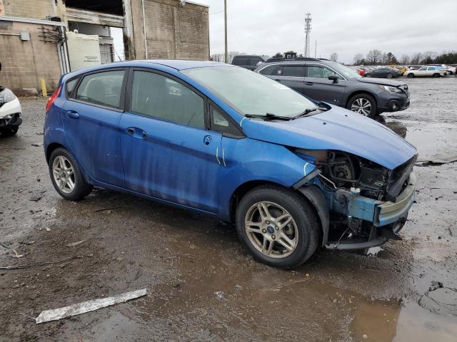 3FADP4EJ6KM107873 - 2019 FORD FIESTA SE BLUE photo 4