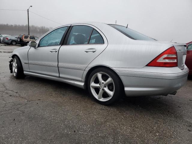 WDBRF52H56A834143 - 2006 MERCEDES-BENZ C 230 SILVER photo 2