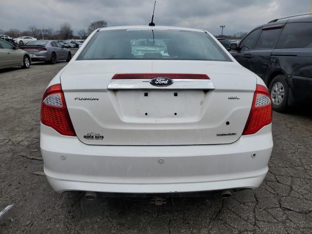 3FAHP0JG3BR259133 - 2011 FORD FUSION SEL WHITE photo 6