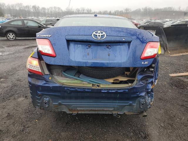 4T4BF3EK9AR070692 - 2010 TOYOTA CAMRY BASE BLUE photo 6