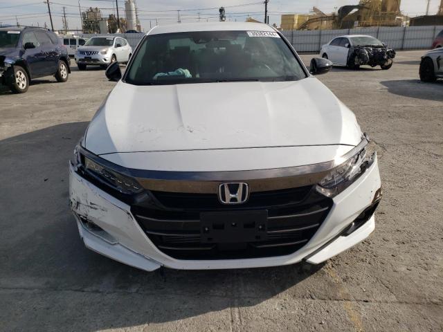 1HGCV1F30NA124326 - 2022 HONDA ACCORD SPORT WHITE photo 5