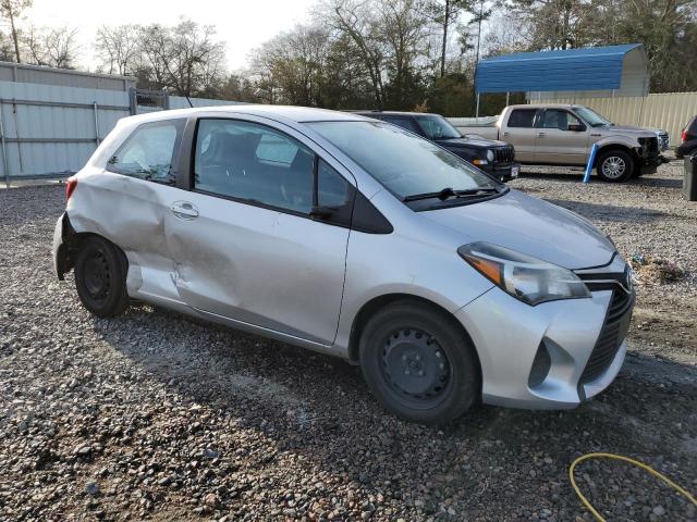 VNKJTUD32FA029856 - 2015 TOYOTA YARIS SILVER photo 4