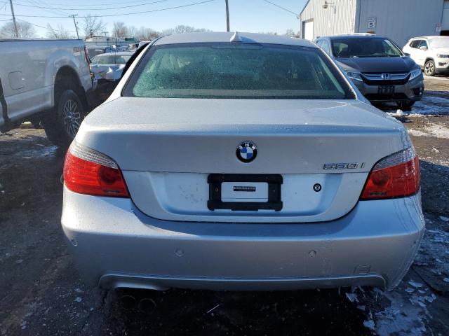 WBANW53598CT50713 - 2008 BMW 550 I SILVER photo 6