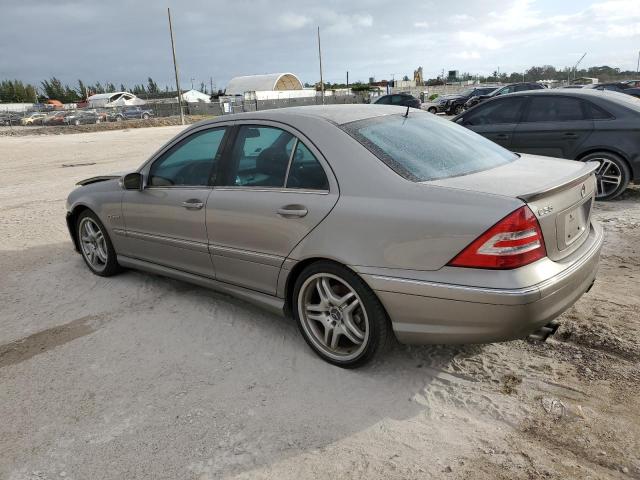 WDBRF76J85F581099 - 2005 MERCEDES-BENZ C 55 AMG BEIGE photo 2