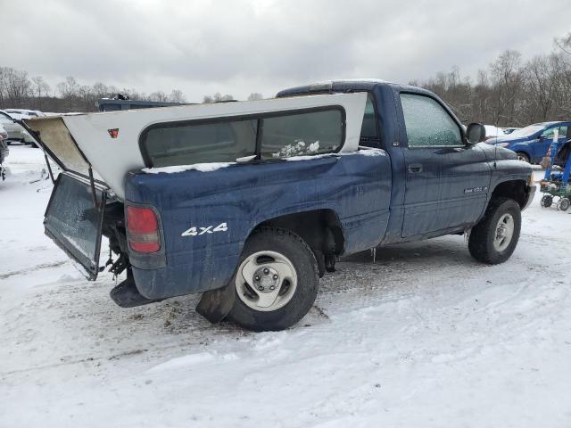 1B7HF16Y61S247288 - 2001 DODGE RAM 1500 BLUE photo 3