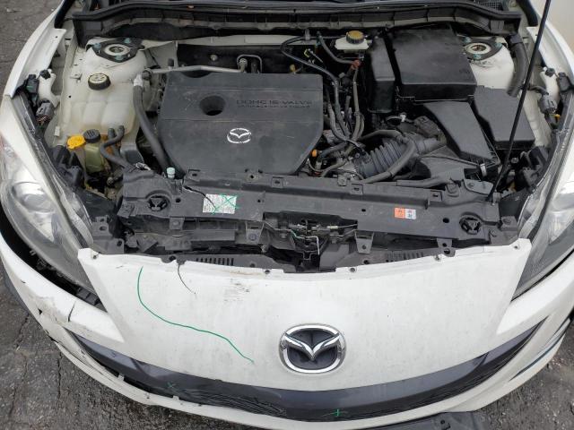 JM1BL1S51A1339036 - 2010 MAZDA 3 S WHITE photo 11