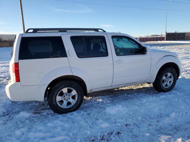 5N1AR18B08C625493 - 2008 NISSAN PATHFINDER S WHITE photo 3