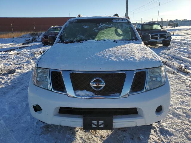 5N1AR18B08C625493 - 2008 NISSAN PATHFINDER S WHITE photo 5