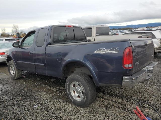 2FTRX18W32CA90080 - 2002 FORD F150 BLUE photo 2