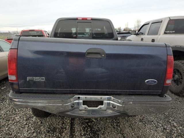 2FTRX18W32CA90080 - 2002 FORD F150 BLUE photo 6