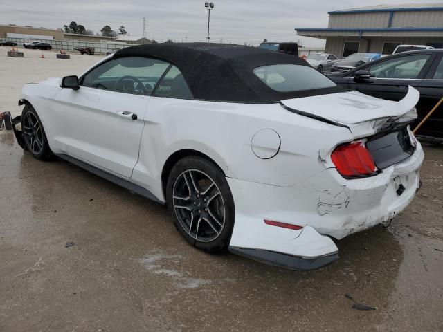 1FATP8UHXN5104471 - 2022 FORD MUSTANG WHITE photo 2