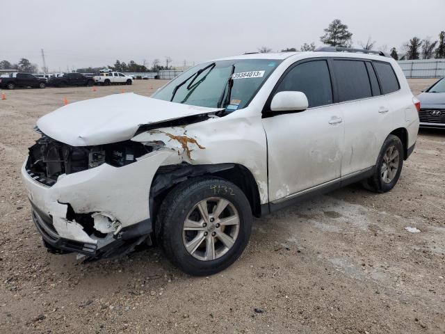 5TDZK3EH3BS031406 - 2011 TOYOTA HIGHLANDER BASE Ақ фото 1