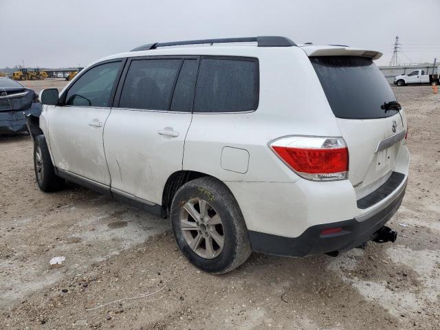 5TDZK3EH3BS031406 - 2011 TOYOTA HIGHLANDER BASE WHITE photo 2