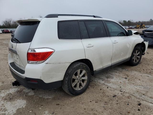 5TDZK3EH3BS031406 - 2011 TOYOTA HIGHLANDER BASE Ақ фото 3