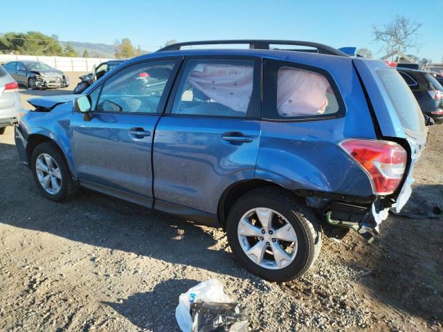 JF2SJABC0GH434175 - 2016 SUBARU FORESTER 2.5I BLUE photo 2