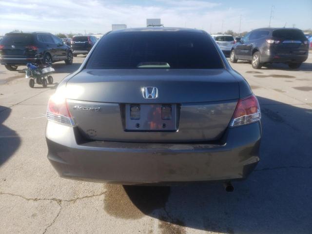 JHMCP26339C017259 - 2009 HONDA ACCORD LX GRAY photo 6