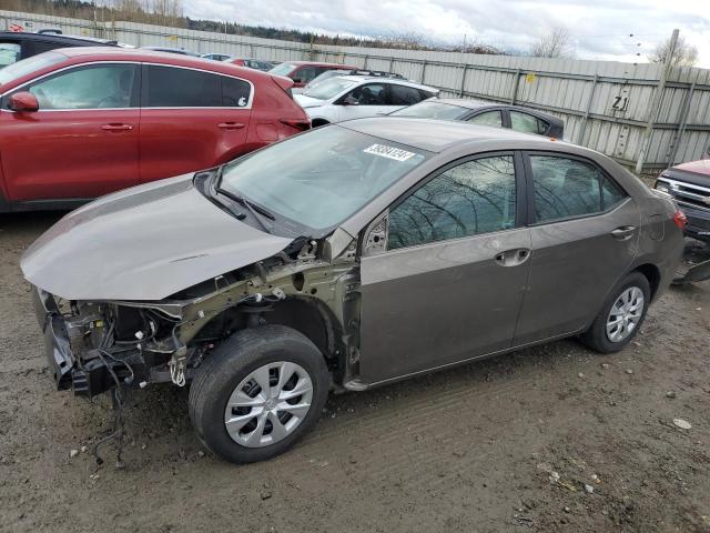 2T1BPRHE7HC929080 - 2017 TOYOTA COROLLA LE GRAY photo 1