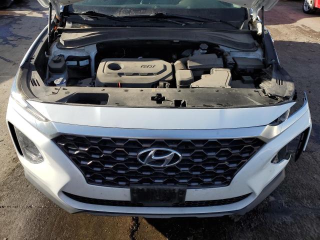 5NMS3CAD8KH057052 - 2019 HYUNDAI SANTA FE SEL WHITE photo 12