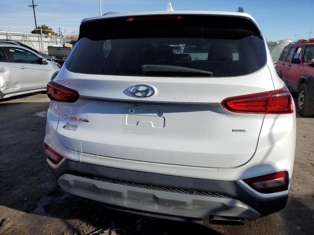 5NMS3CAD8KH057052 - 2019 HYUNDAI SANTA FE SEL WHITE photo 6