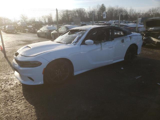 2C3CDXGJ8KH753786 - 2019 DODGE CHARGER SCAT PACK WHITE photo 1