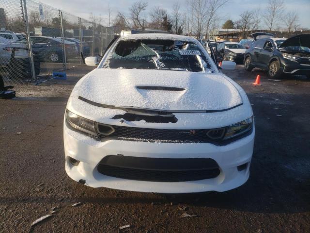 2C3CDXGJ8KH753786 - 2019 DODGE CHARGER SCAT PACK WHITE photo 5