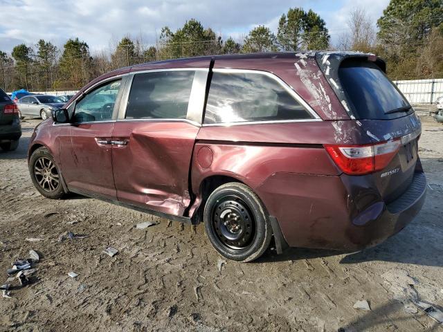 5FNRL5H44CB132560 - 2012 HONDA ODYSSEY EX BURGUNDY photo 2