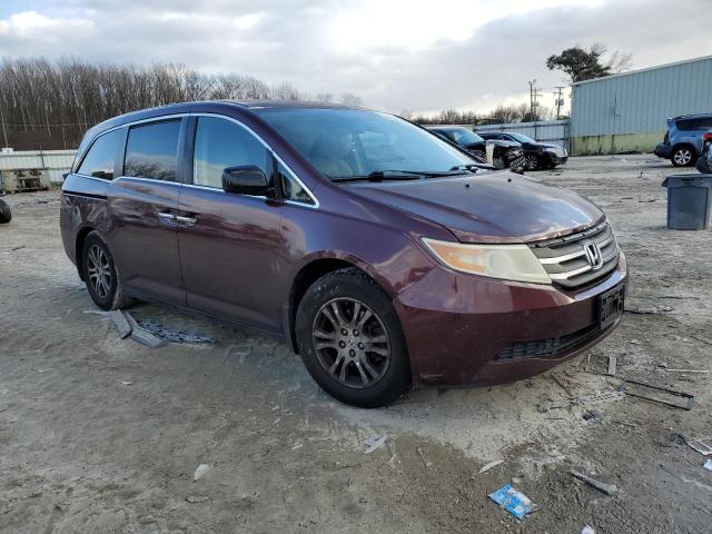 5FNRL5H44CB132560 - 2012 HONDA ODYSSEY EX BURGUNDY photo 4