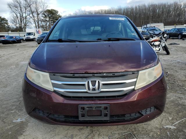 5FNRL5H44CB132560 - 2012 HONDA ODYSSEY EX BURGUNDY photo 5