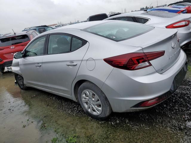 5NPD74LF9KH468223 - 2019 HYUNDAI ELANTRA SE SILVER photo 2