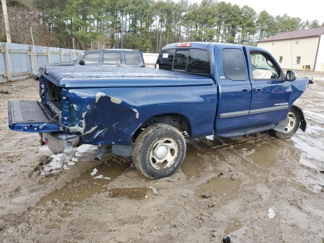 5TBRT34195S468857 - 2005 TOYOTA TUNDRA ACCESS CAB SR5 BLUE photo 3