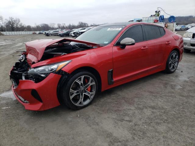 KNAE55LC0J6019363 - 2018 KIA STINGER GT2 RED photo 1