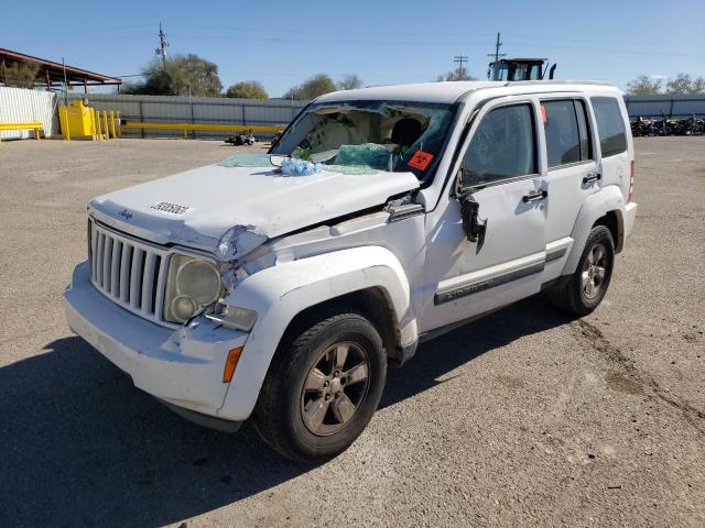 1C4PJLAK7CW180625 - 2012 JEEP LIBERTY SP WHITE photo 1