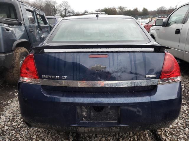 2G1WT58K981365211 - 2008 CHEVROLET IMPALA LT BLUE photo 6