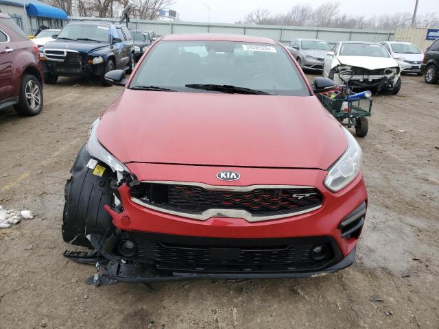 3KPF44AC8LE172545 - 2020 KIA FORTE GT RED photo 5