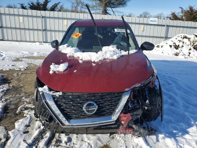 5N1AT3AB1MC707685 - 2021 NISSAN ROGUE S RED photo 5