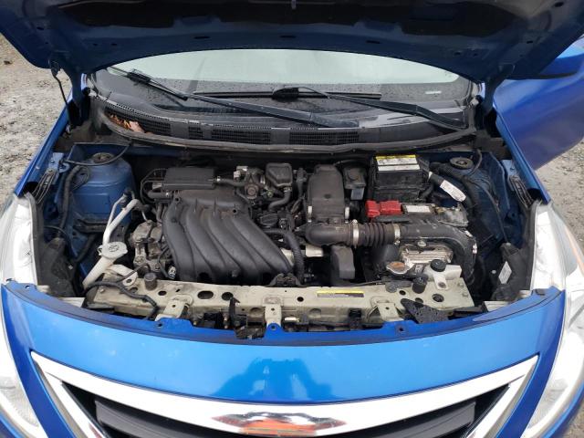 3N1CN7AP6FL816888 - 2015 NISSAN VERSA S BLUE photo 11