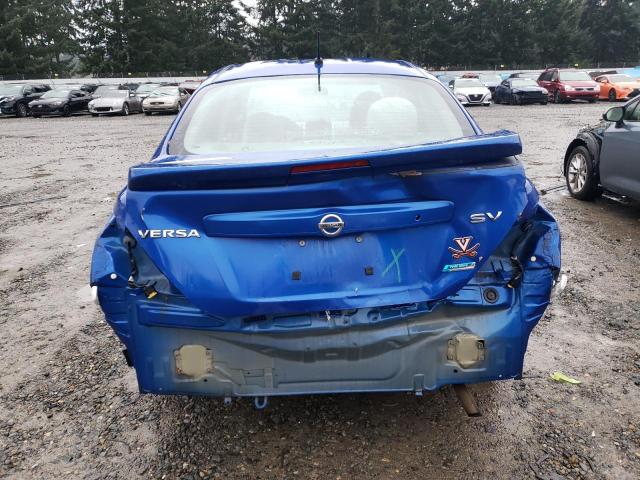 3N1CN7AP6FL816888 - 2015 NISSAN VERSA S BLUE photo 6