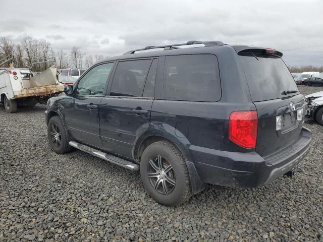 2HKYF18575H512310 - 2005 HONDA PILOT EXL BLACK photo 2