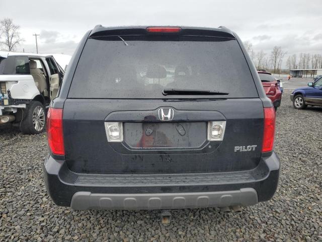 2HKYF18575H512310 - 2005 HONDA PILOT EXL BLACK photo 6