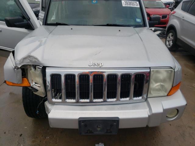 1J8HH58207C622470 - 2007 JEEP COMMANDER LIMITED SILVER photo 12