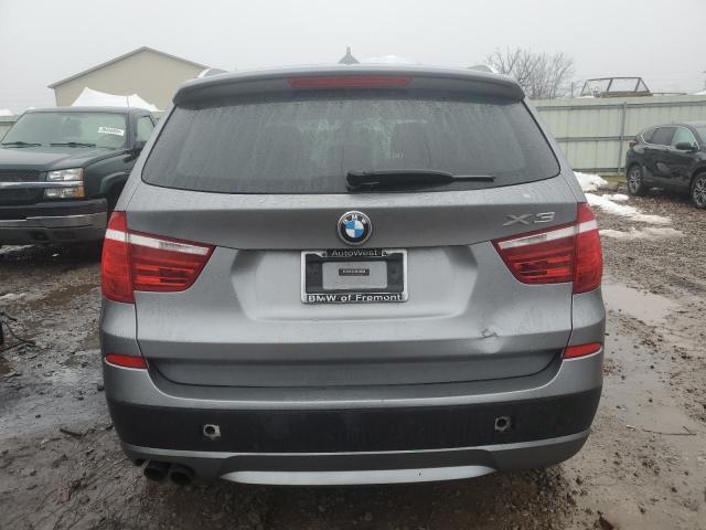 5UXWX5C54CL724821 - 2012 BMW X3 XDRIVE28I GRAY photo 6