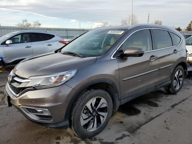 5J6RM4H90GL131759 - 2016 HONDA CR-V TOURI BROWN photo 1