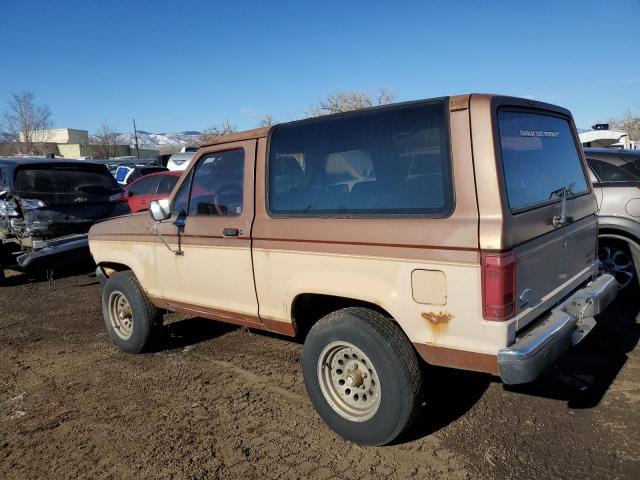 1FMCU14T3GUA59506 - 1986 FORD BRONCO II BROWN photo 2