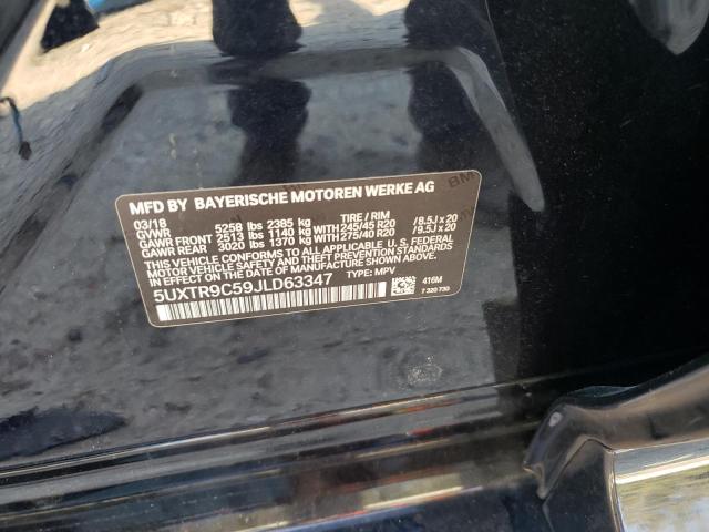 5UXTR9C59JLD63347 - 2018 BMW X3 XDRIVE30I Blau Foto 14