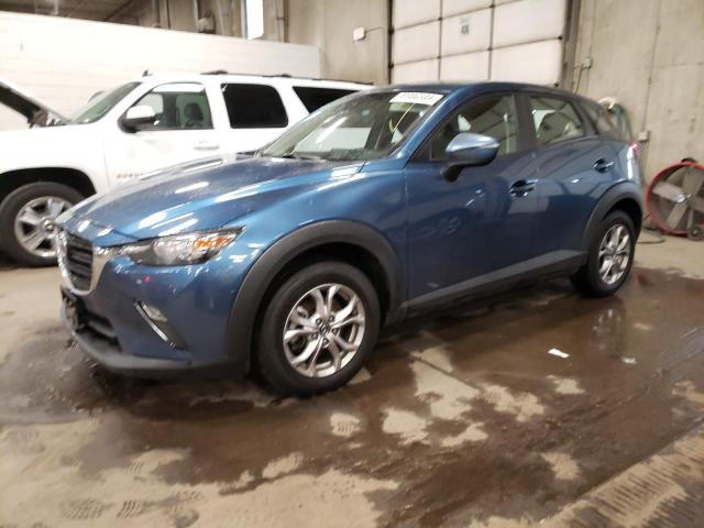 JM1DKFB78K0424263 - 2019 MAZDA CX-3 SPORT BLUE photo 1