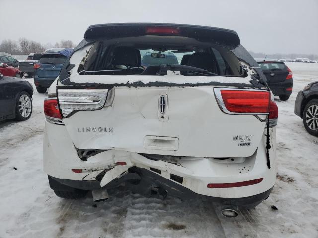 2LMDJ8JK5FBL24162 - 2015 LINCOLN MKX WHITE photo 6