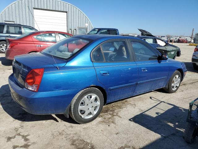 KMHDN46D46U298232 - 2006 HYUNDAI ELANTRA GLS BLUE photo 3