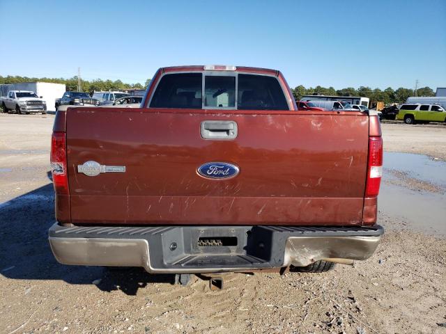 1FTPW12V86KD68337 - 2006 FORD F150 SUPERCREW MAROON photo 6